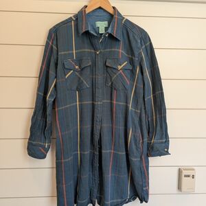 Tasha Polizzi Ayla Tunic Lapiz Shirt Jacket Button Up Western Cowgirl XL